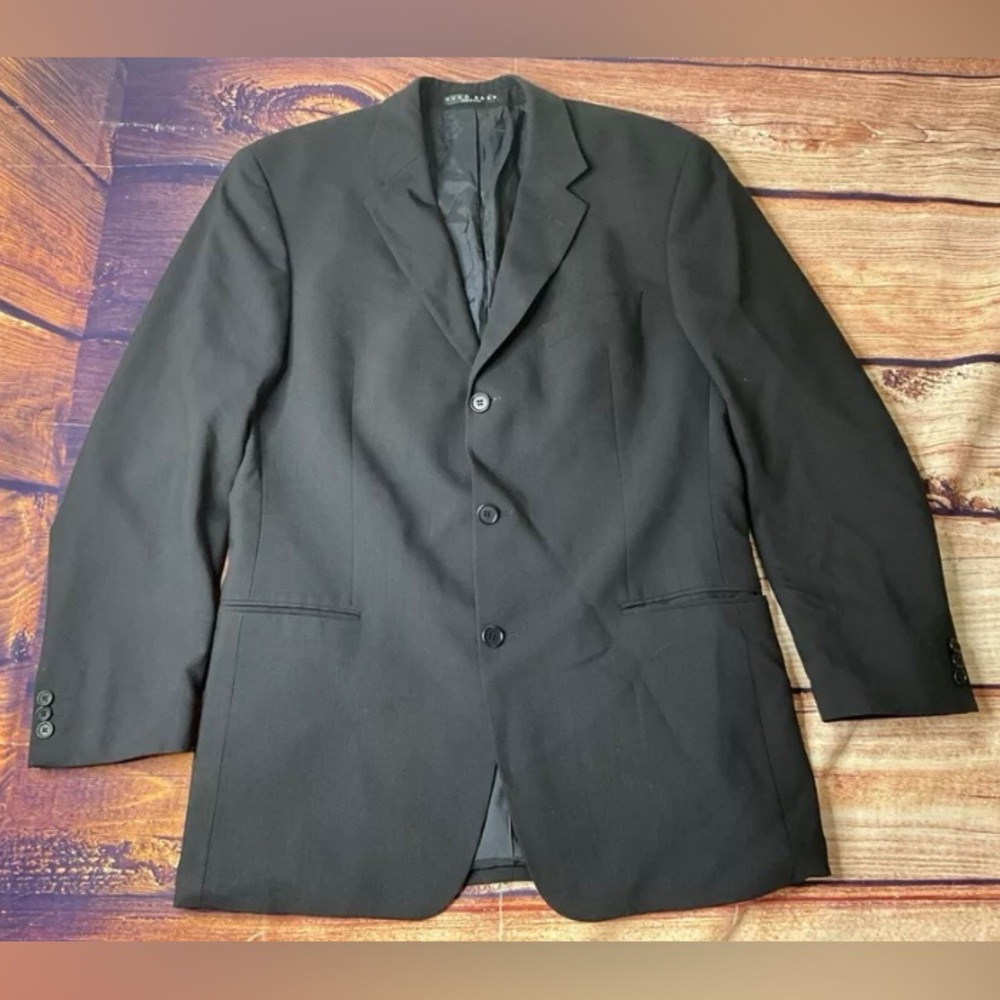 Hugo Boss Blazer Men’s Barneys New YorkEinstein Made in USA Virgin Wool Size 42